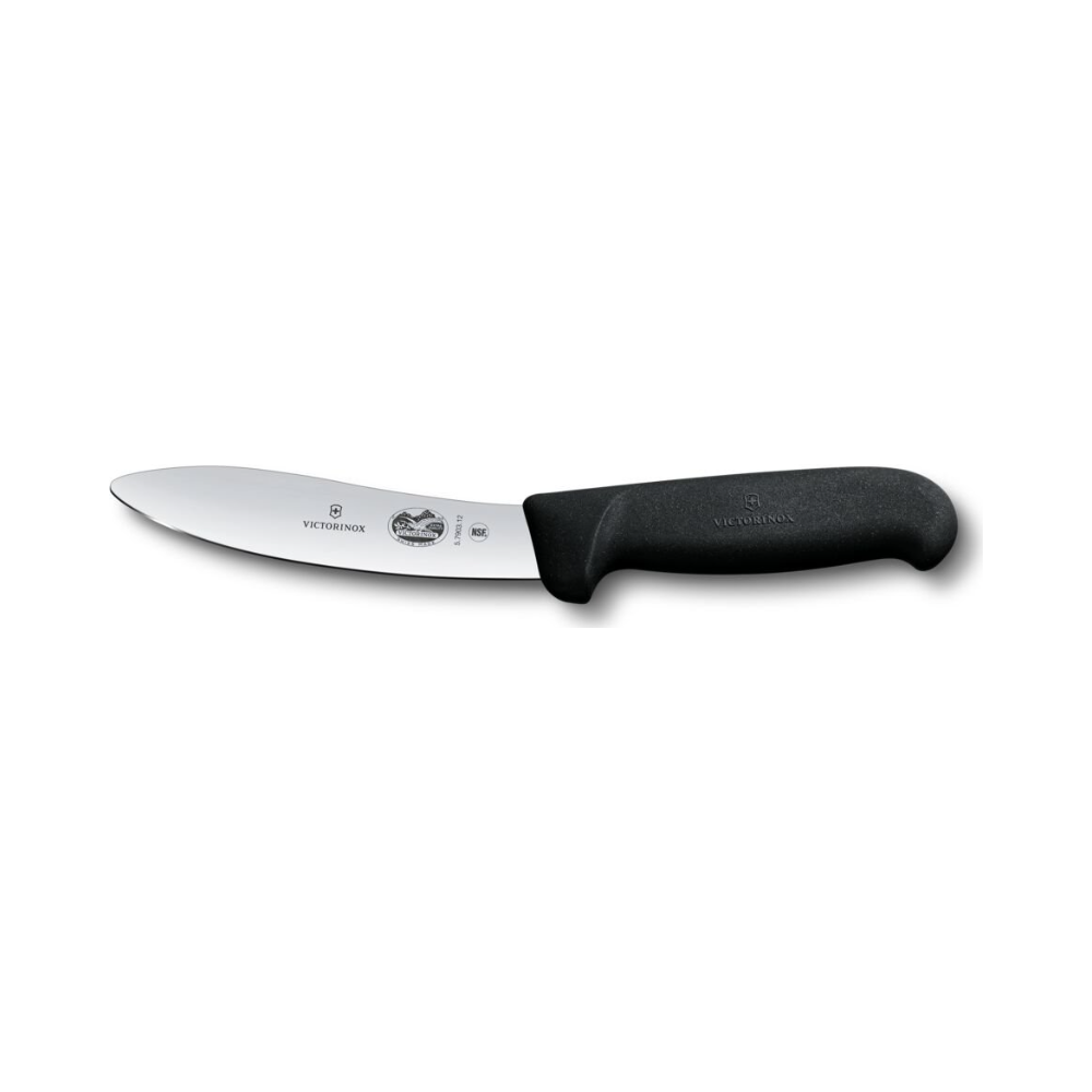 Fibrox, lamb skinning knife, 12cm, straight, black