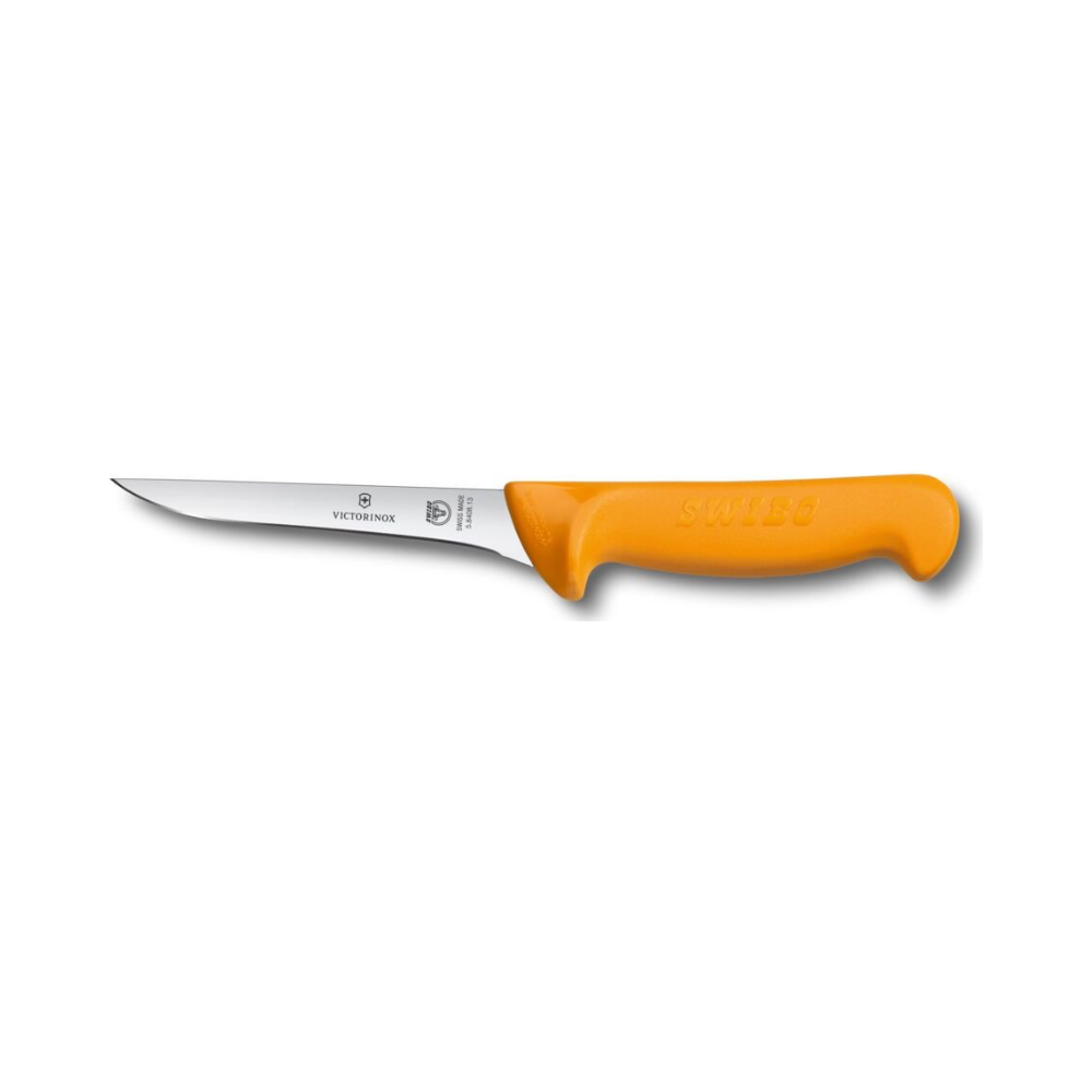Swibo, boning knife, 13cm, straight, narrow, orange, sb-sheath