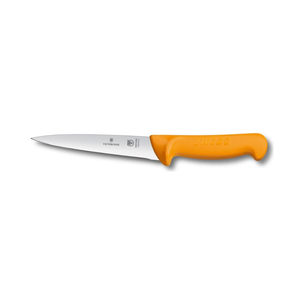 Swibo, boning and sticking knife, 15cm, straight, orange, sb