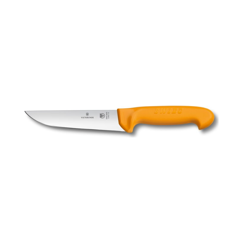 Swibo, butcher knife, 16cm, straight, orange, sb-sheath