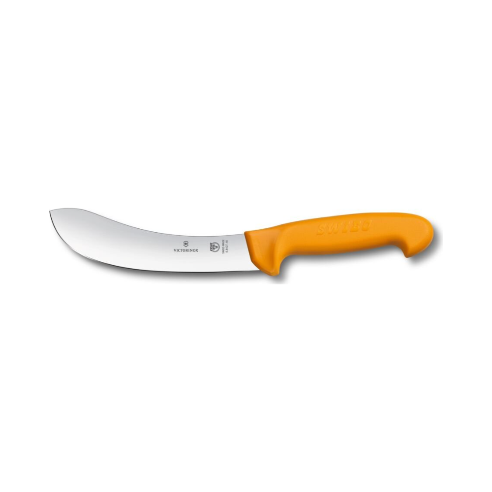 Swibo, skinning knife, 18cm, straight, orange, sb-sheath
