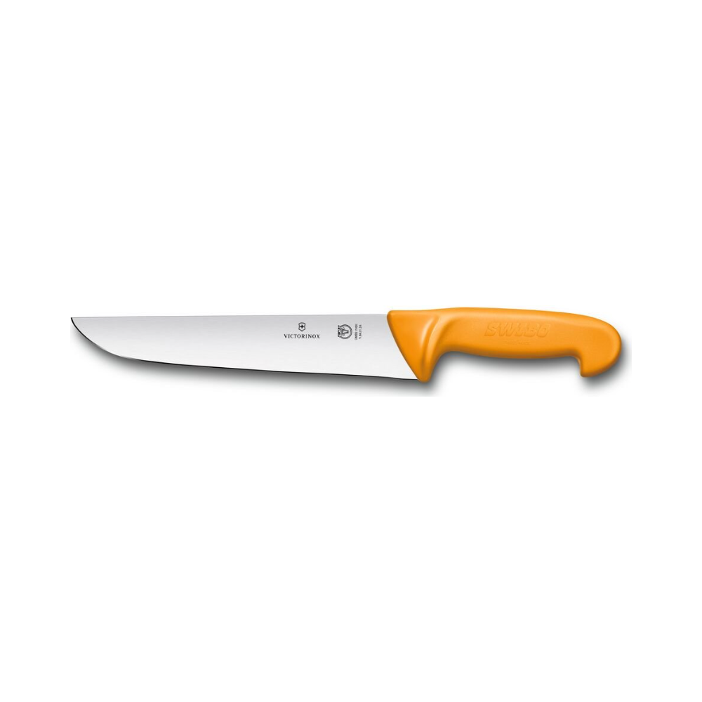 Swibo, butcher knife, 24cm, straight, orange, sb-sheath