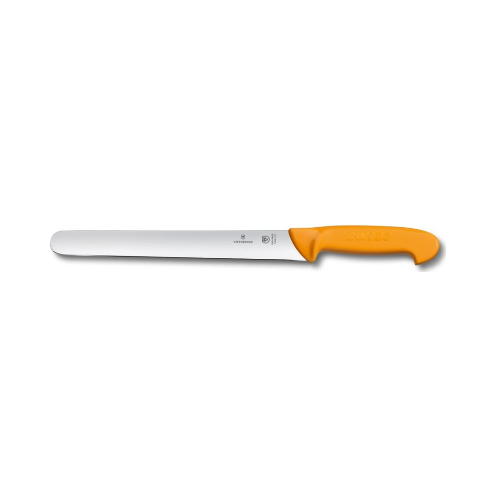 Swibo, slicing knife, 25cm, straight, orange, sb-sheath