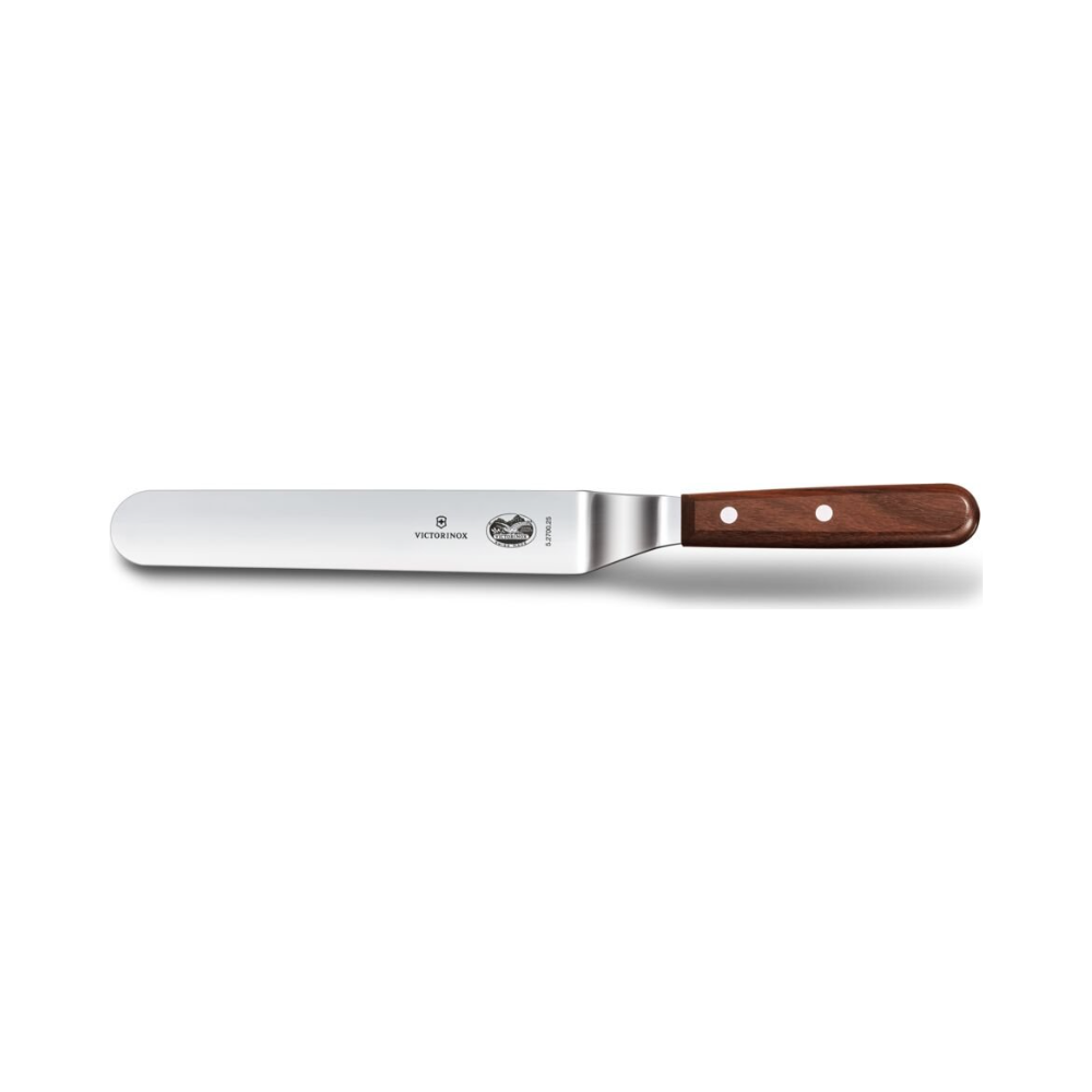 [VIC-5.2700.25] Wood, spatula, 25cm, shaped offset, modified maple