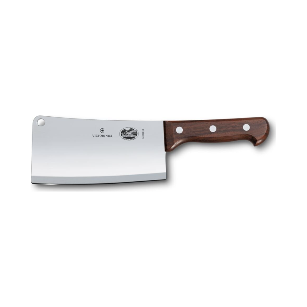 Wood, kitchen cleaver, 18cm, straight, modified maple