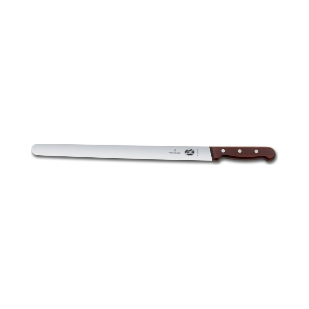 Wood, slicing knife, 36cm, straight, modified maple