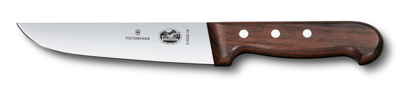 [VIC-5.5200.12] Wood, butcher knife, 12cm, straight, modified maple