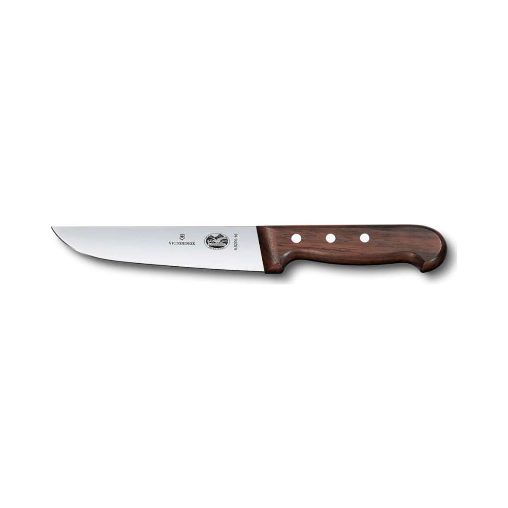 [VIC-5.5200.16] Wood, butcher knife, 16cm, straight, modified maple