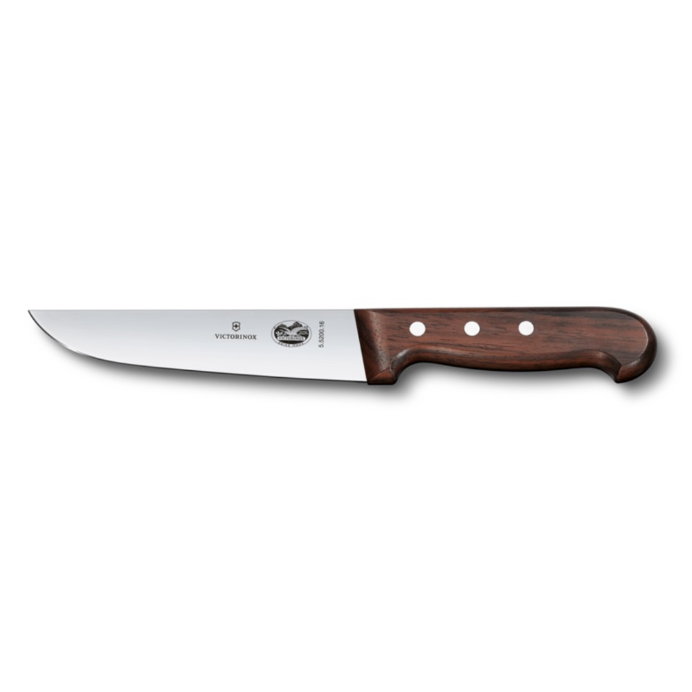 Wood, butcher knife, 26cm, straight, modified maple
