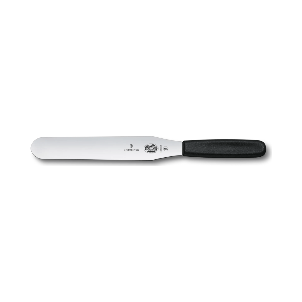 [VIC-5.2603.20B] Spatula, flexible, 20cm, black, blister