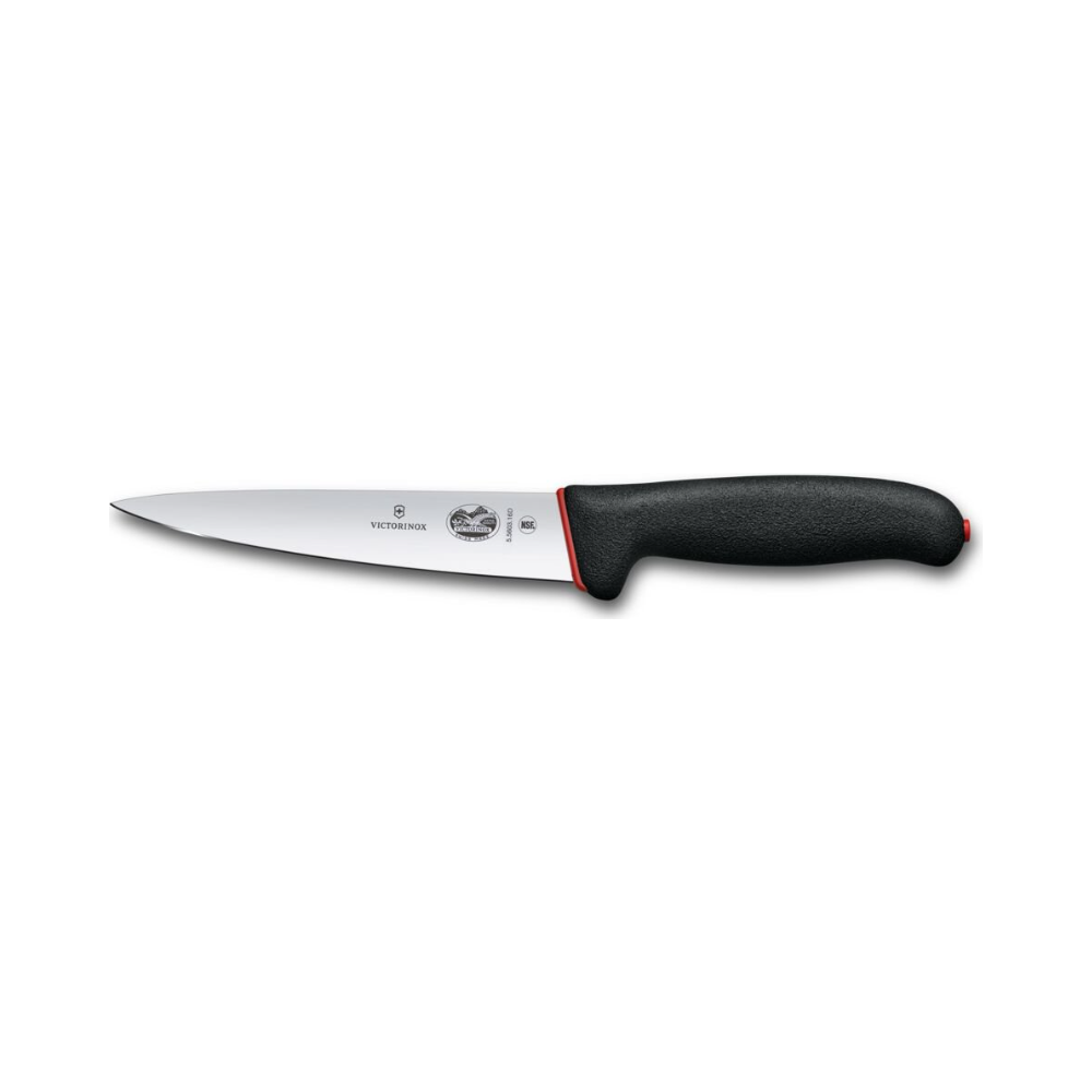Dual Grip, sticking knife, 16cm, black/red