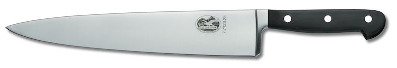 Chef's Knife, 12cm, Straight, Black
