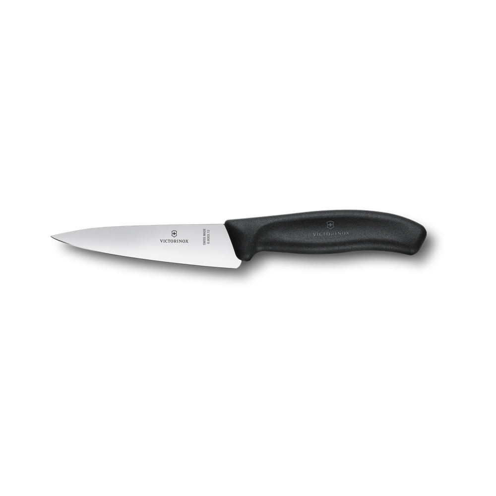 [VIC-6.8003.12G] Chef's Knife, 12cm, Straight, Black