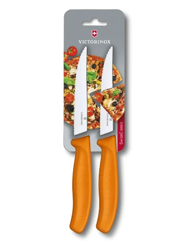[VIC-6.7636.L119B] Swiss Classic, Paring knife, 2pcs, Wavy, Pointed (old packaging)