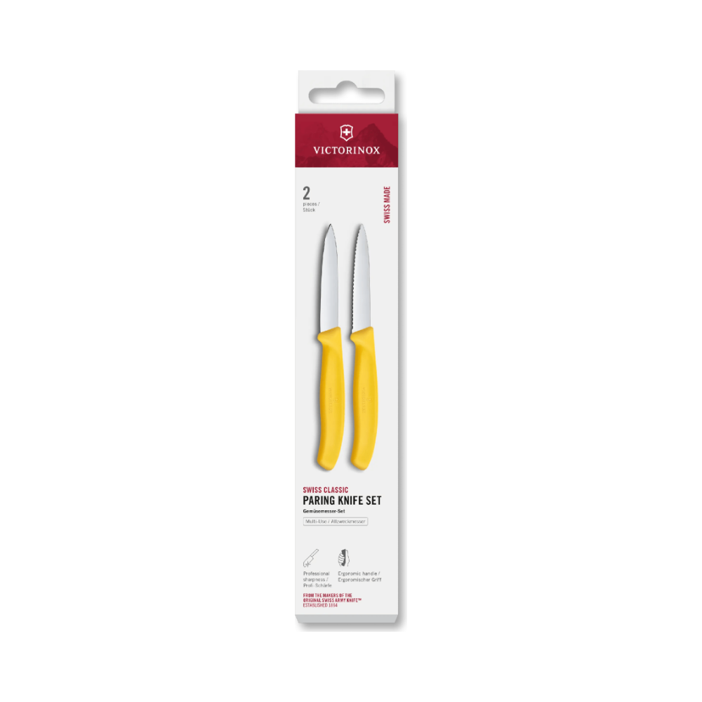 Swiss Classic, paring set, 2pcs,straight/wavy,pointed