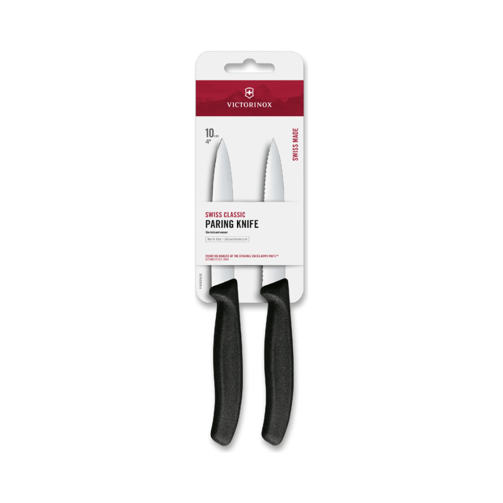 Swiss Classic, paring knife,2pcs,wavy/straight