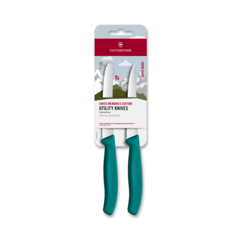 [VIC-6.7114.2C1] Swiss Classic, paring set, 2pcs, straight/wavy, green, box