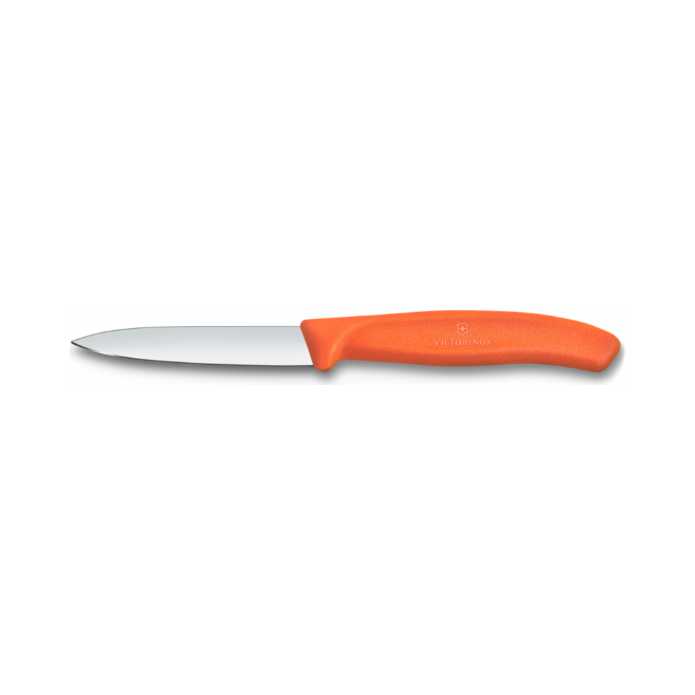 [VIC-6.7609.C1] Swiss Classic, paring knife, 8cm, straight, pointed tip, orange