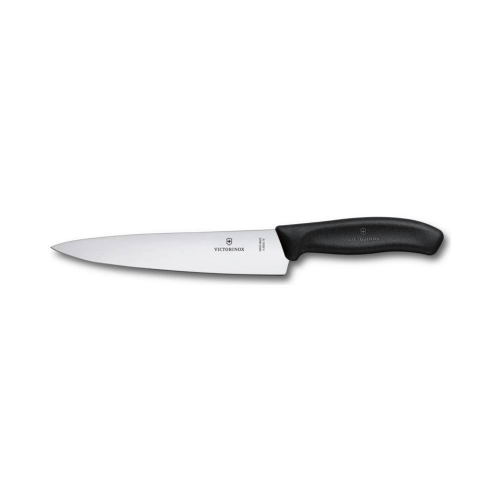 Swiss Classic, chef's knife, 19cm, straight, black