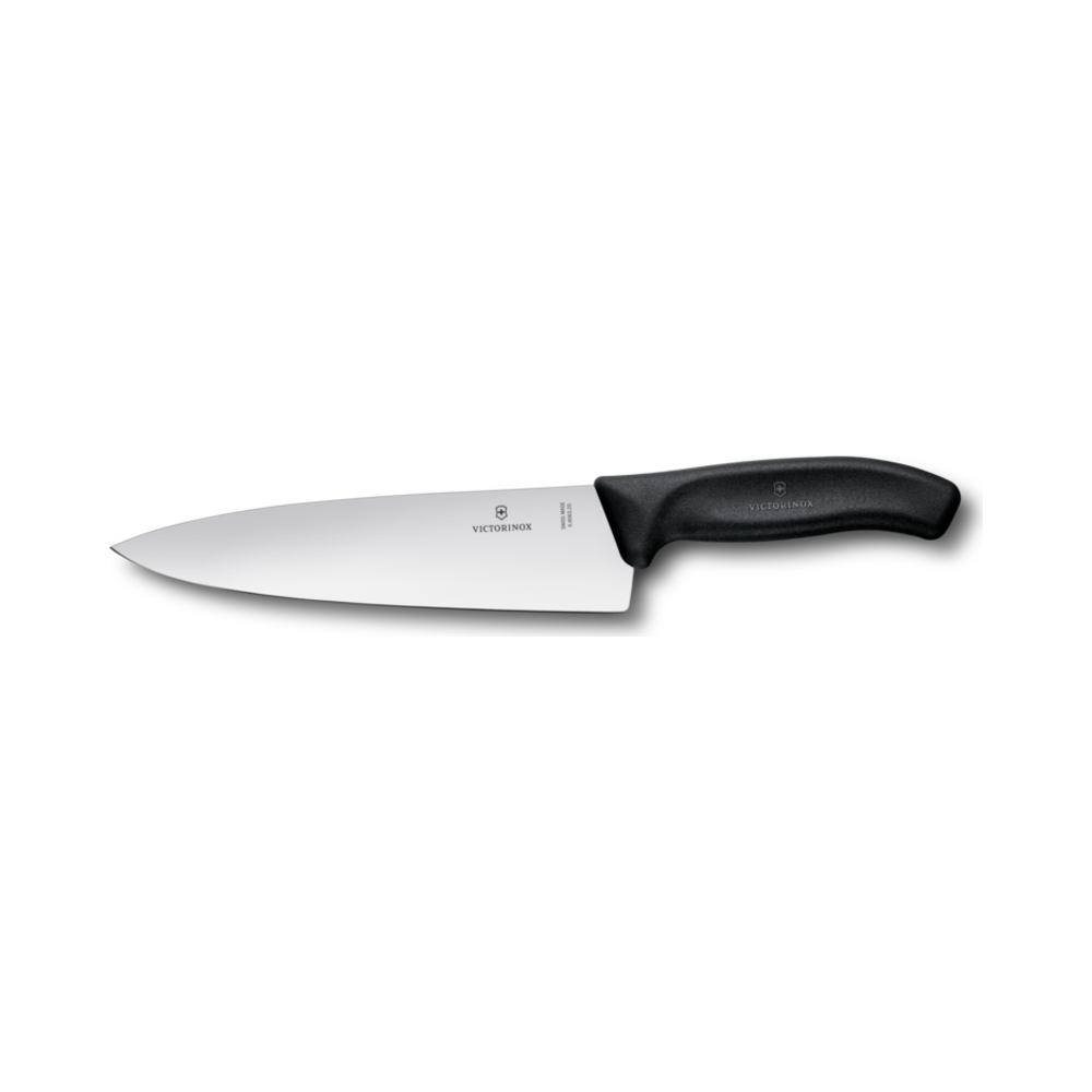 Chef's Knife, Swiss Classic, 20cm, Straight, Black, Blister