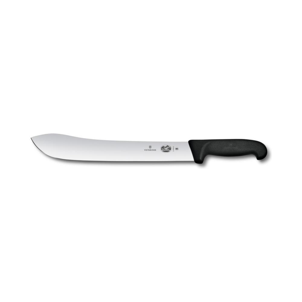 Fibrox, butcher knife, 36cm, straight, black