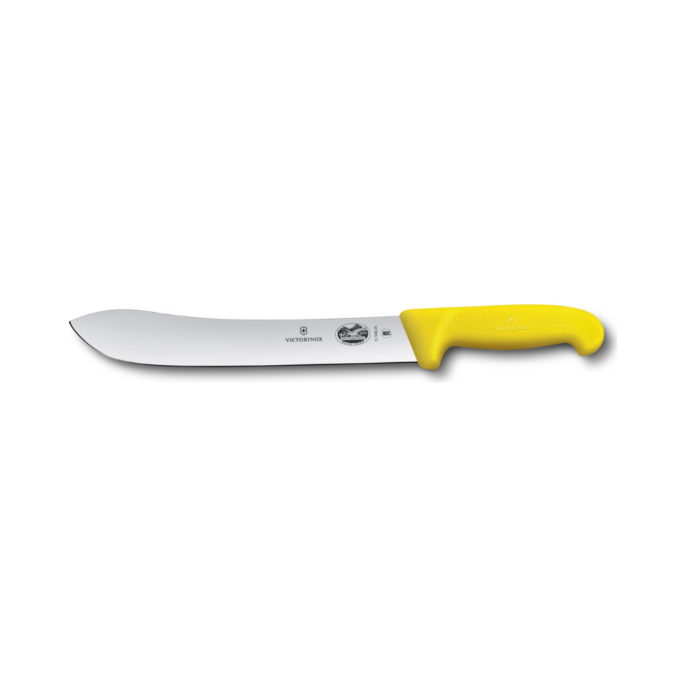 Fibrox, butcher knife, 25cm, straight, yellow