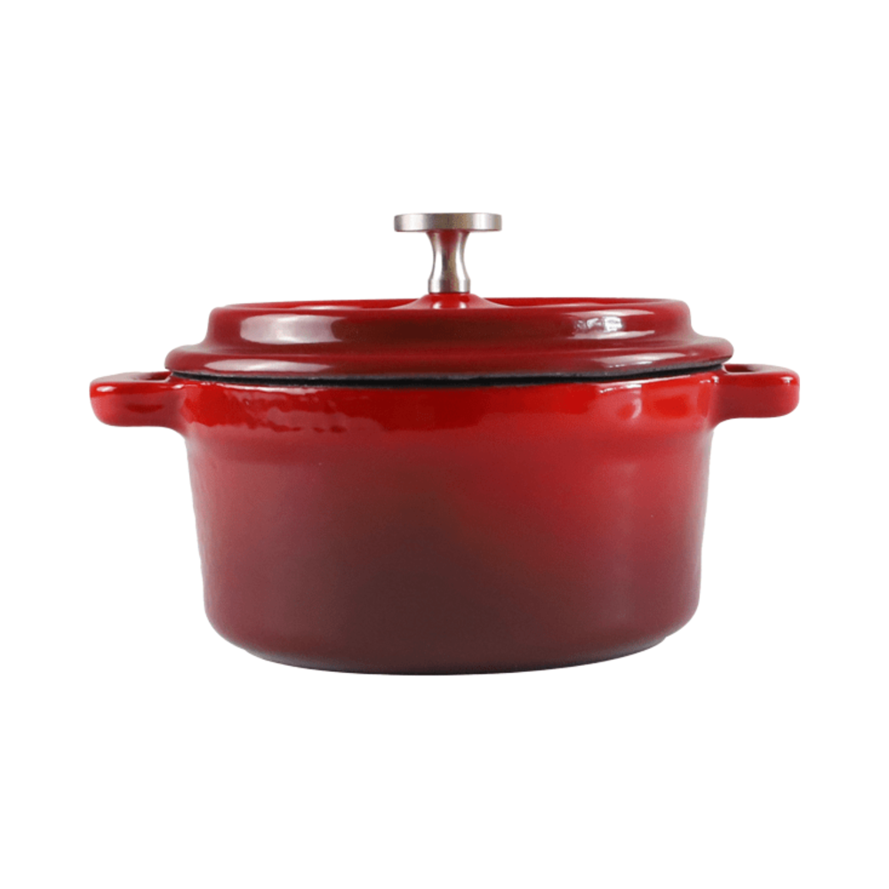 [LKS-160/091] Round Ramekin (C/I)(0.22L) (Red)