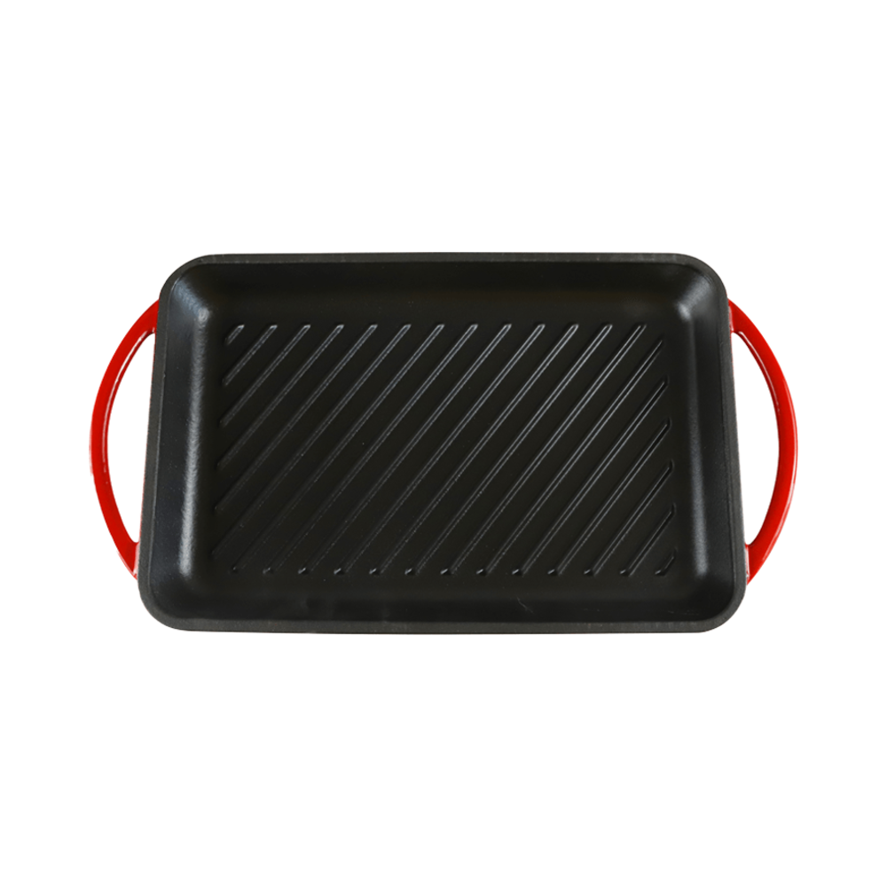 [LKS-160/111] Chef Grill Plate (C/I) (Red)