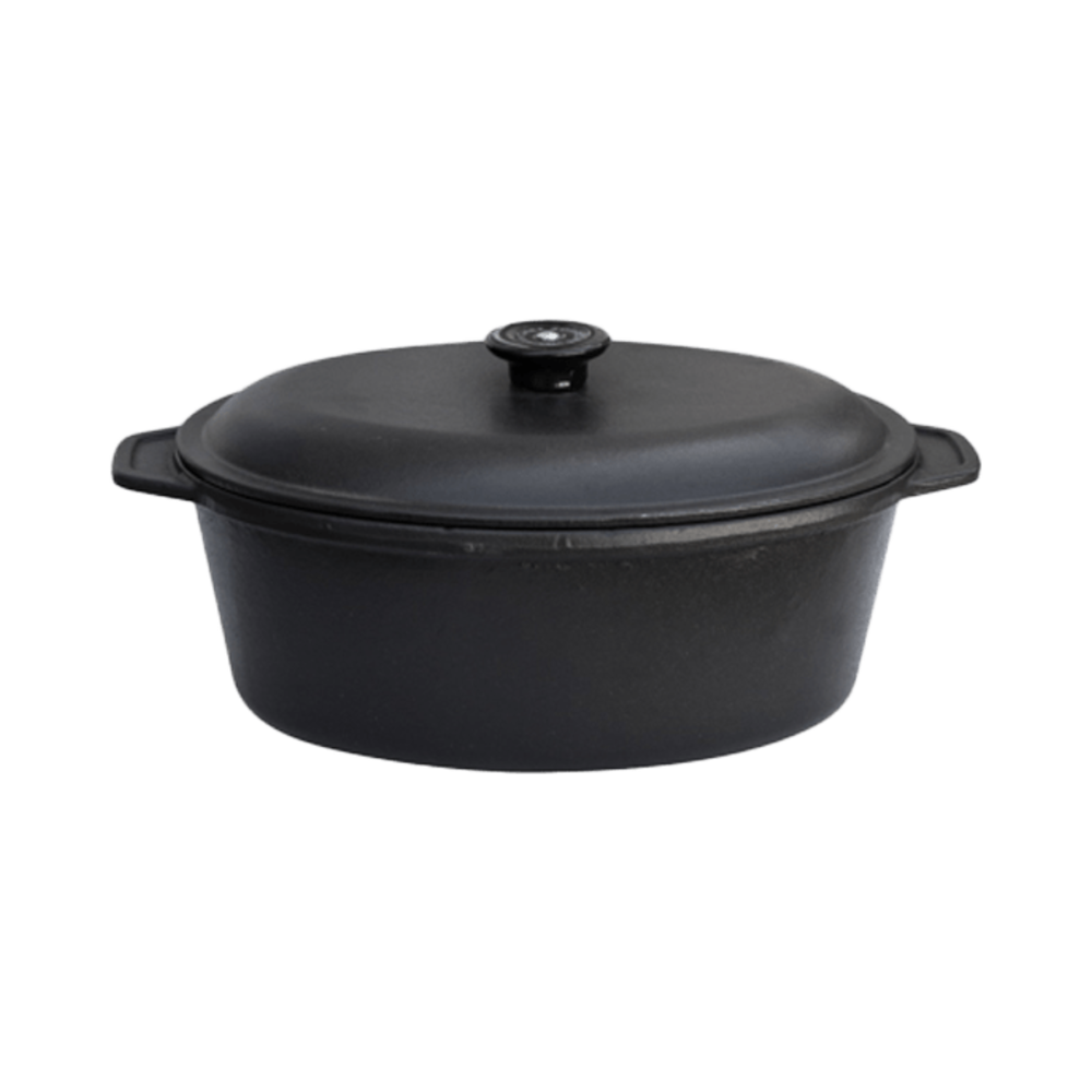 [LKS-144/43] Chef Supreme Oval Roaster Plain (Enamel)