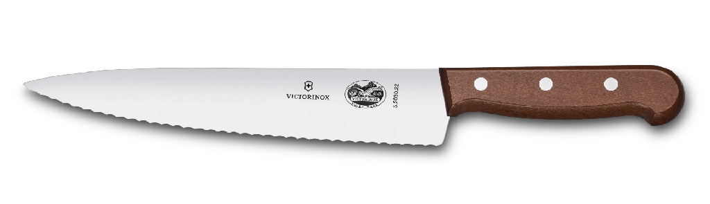 Wood, chef's knife, wavy, modified maple
