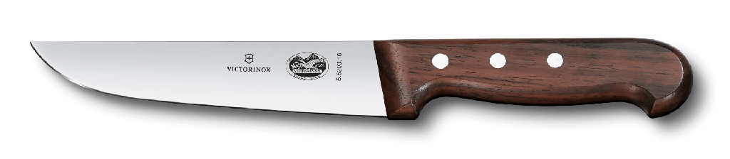 Wood, butcher knife, straight, modified maple